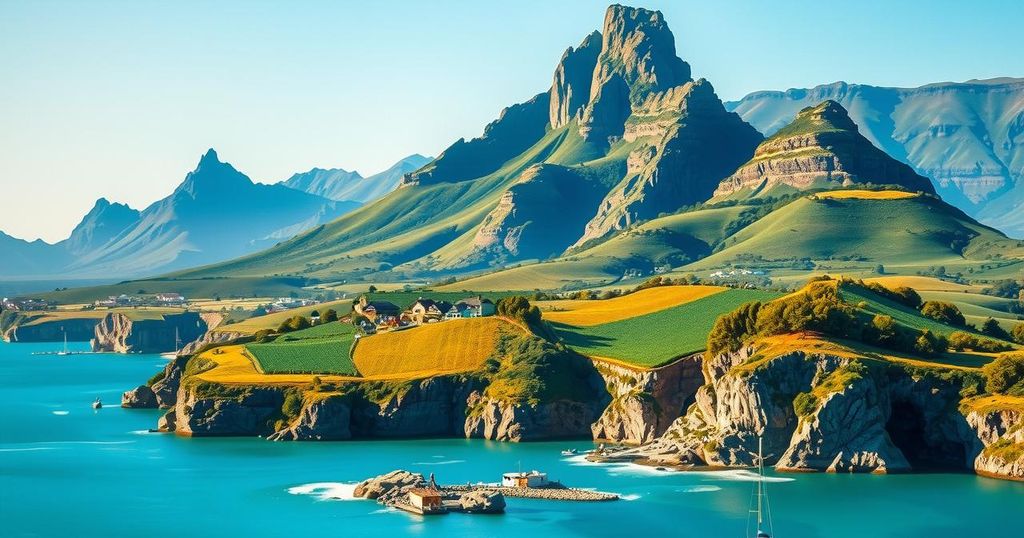 Scenic view of South Africa showcasing stunning landscapes, luxury accommodation, and natural beauty.