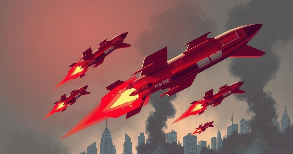 A symbolic representation of geopolitical tensions involving Iran and Gaza.